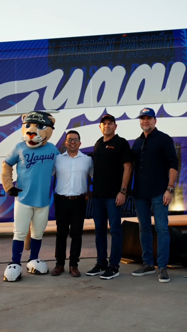 🆕️Andamos de estreno con el YaquiBus🚎💨 🗣Fugaaaaa a la Temporada 2026-2027⚾️ #PuroYaquis🏹